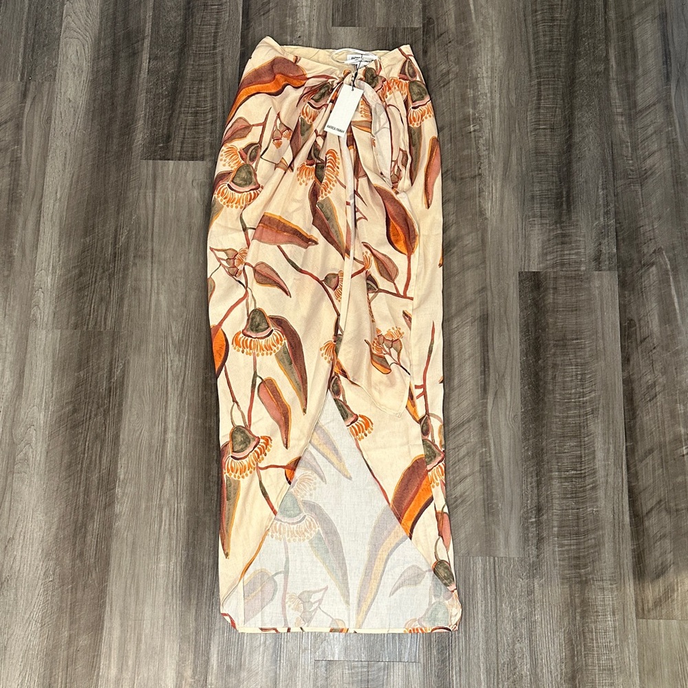 Andrea Iyamah Halima Midi Wrap Skirt - Small